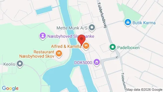 Kontorlokaler til leje i Odense C - kort over placeringen