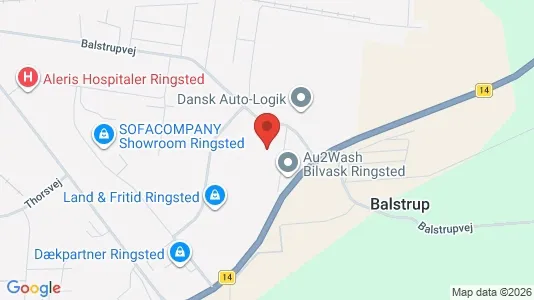 Lagerlokaler til salg i Ringsted - kort over placeringen