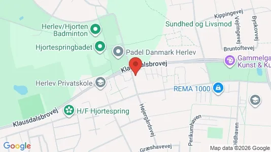 Erhvervslejemål til leje i Herlev - kort over placeringen
