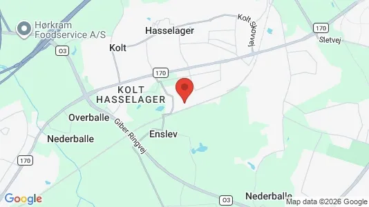 Butikslokaler til leje i Hasselager - Foto fra Google Street View