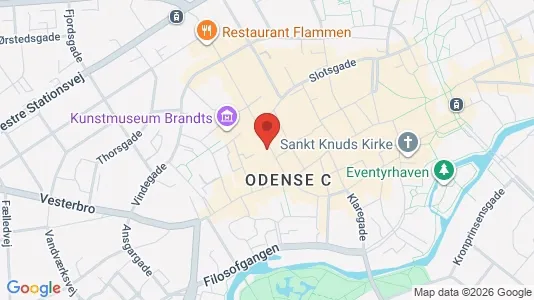 Kontorlokaler til leje i Odense C - Foto fra Google Street View