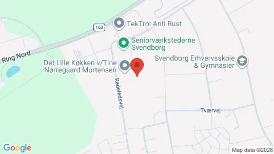 Erhvervslejemål til leje i Svendborg - Foto fra Google Street View