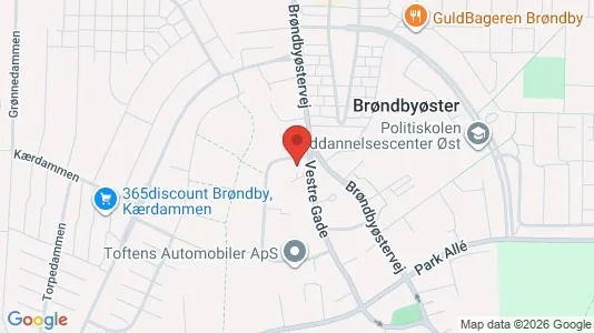 Kontorlokaler til leje i Brøndby - Foto fra Google Street View