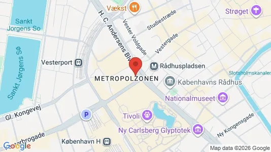 Kontorhoteller til leje i Vesterbro - Foto fra Google Street View