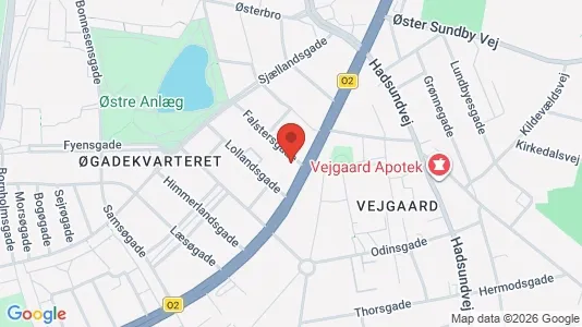 Boligudlejningsejendomme til salg i Aalborg Centrum - kort over placeringen