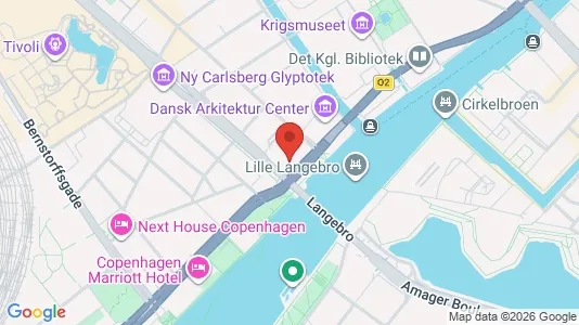 Kontorlokaler til leje i Vesterbro - kort over placeringen