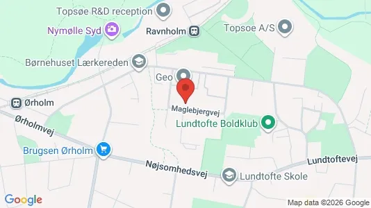 Kontorlokaler til leje i Kongens Lyngby - kort over placeringen