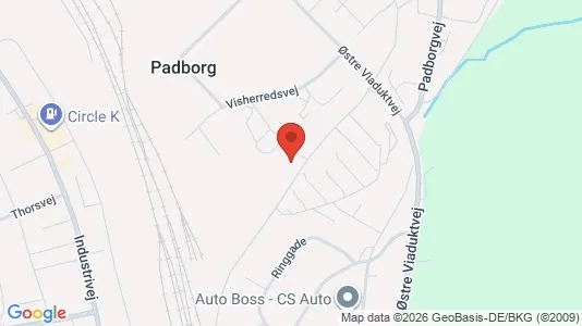 Kontorlokaler til leje i Padborg - Foto fra Google Street View