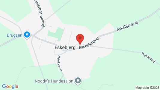 Boligudlejningsejendomme til salg i Eskebjerg - kort over placeringen