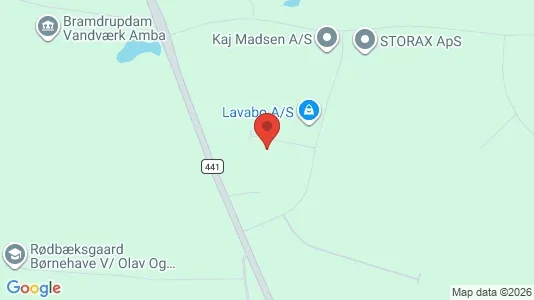 Lagerlokaler til leje i Kolding - kort over placeringen