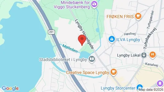 Kontorlokaler til leje i Kongens Lyngby - kort over placeringen