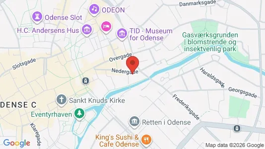 Kontorlokaler til leje i Odense C - Foto fra Google Street View