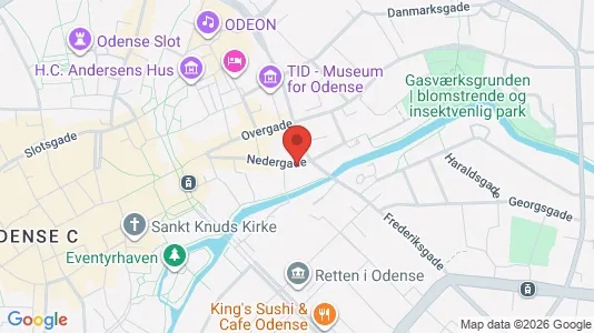 Kontorlokaler til leje i Odense C - Foto fra Google Street View