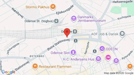 Kontorlokaler til leje i Odense C - Foto fra Google Street View