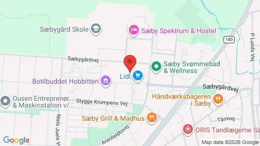 Kontorlokaler til leje i Sæby - Foto fra Google Street View