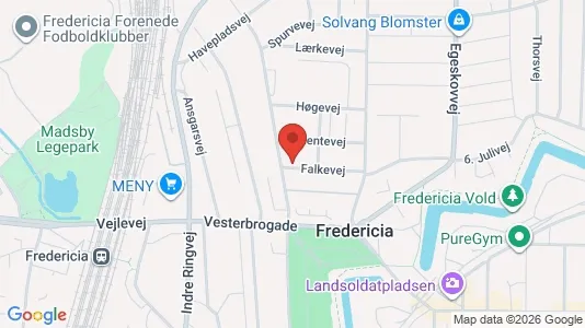 Erhvervslejemål til leje i Fredericia - Foto fra Google Street View