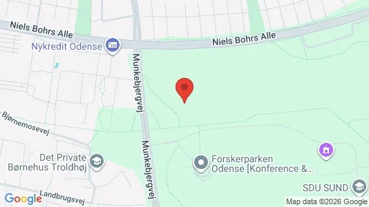 Erhvervslejemål til leje i Odense M - kort over placeringen