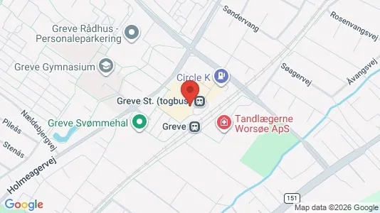Kliniklokaler til salg i Greve - Foto fra Google Street View