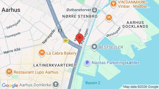 Kontorlokaler til leje i Århus C - Foto fra Google Street View