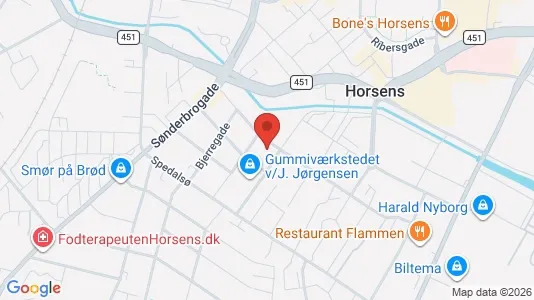 Kontorlokaler til leje i Horsens - Foto fra Google Street View