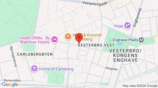 Kontorlokaler til leje i Vesterbro - Foto fra Google Street View