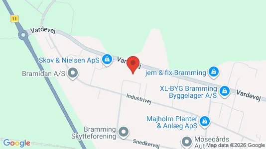 Kontorlokaler til leje i Bramming - Foto fra Google Street View