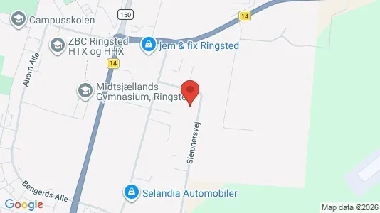 Lagerlokaler til salg i Ringsted - Foto fra Google Street View