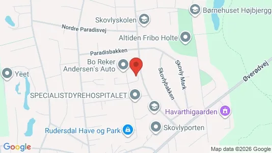 Kontorlokaler til leje i Holte - kort over placeringen