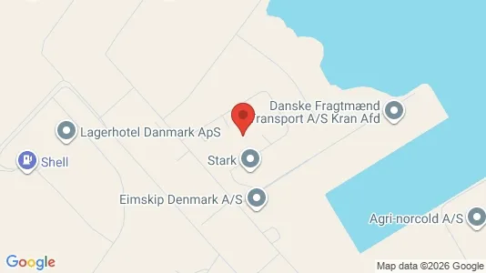 Lagerlokaler til leje i Aalborg Øst - kort over placeringen