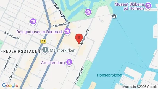 Kontorlokaler til leje i København K - kort over placeringen