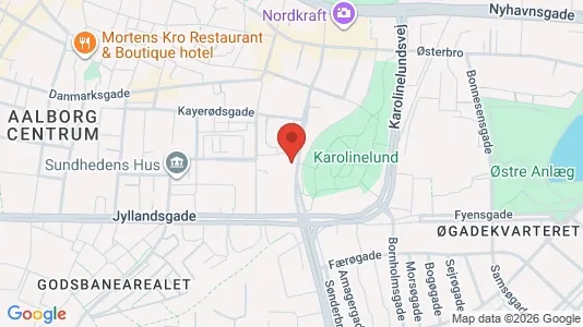 Kontorlokaler til leje i Aalborg Centrum - Foto fra Google Street View