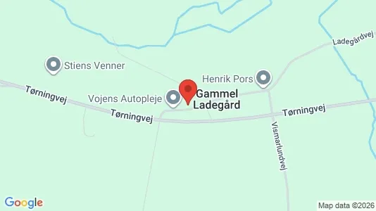 Kontorlokaler til salg i Vojens - kort over placeringen