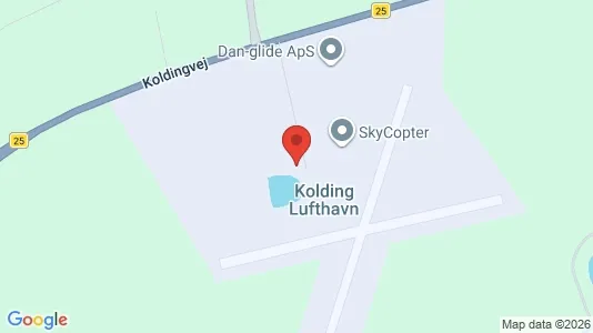 Kontorlokaler til leje i Vamdrup - kort over placeringen