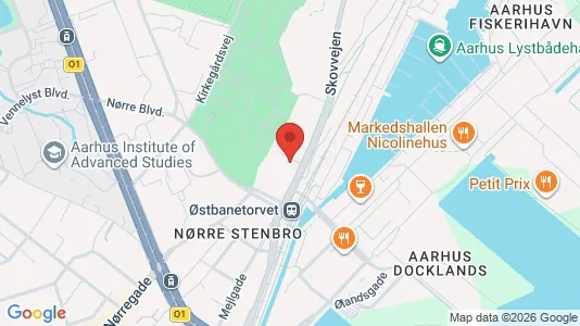 Kontorlokaler til leje i Århus C - Foto fra Google Street View
