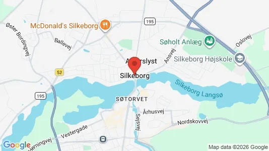 Butikslokaler til salg i Silkeborg - Foto fra Google Street View