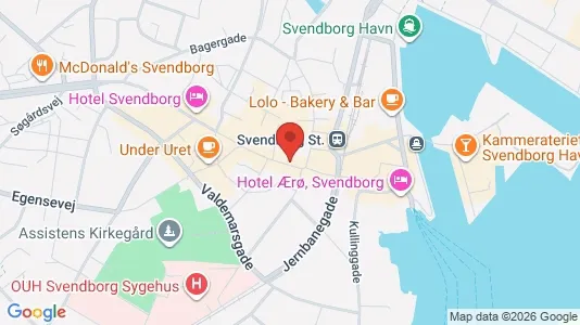 Erhvervslejemål til leje i Svendborg - Foto fra Google Street View