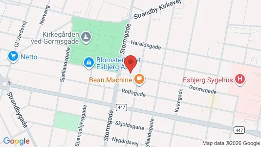 Erhvervslejemål til leje i Esbjerg Centrum - Foto fra Google Street View