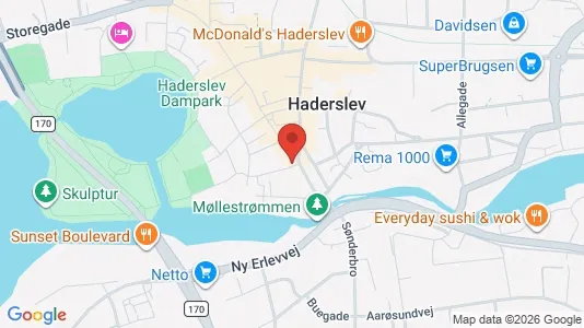 Erhvervslejemål til salg i Haderslev - Foto fra Google Street View