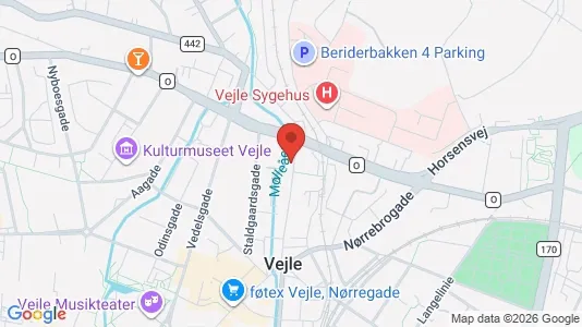 Erhvervslejemål til salg i Vejle Centrum - Foto fra Google Street View
