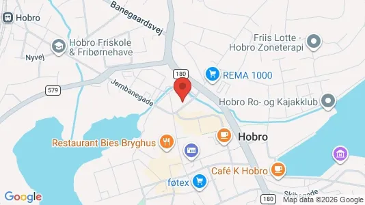 Kontorlokaler til leje i Hobro - Foto fra Google Street View