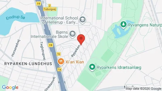Erhvervslejemål til leje i Østerbro - kort over placeringen
