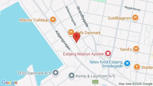 Boligudlejningsejendomme til salg i Esbjerg Centrum - Foto fra Google Street View