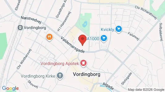 Erhvervslejemål til salg i Vordingborg - Foto fra Google Street View