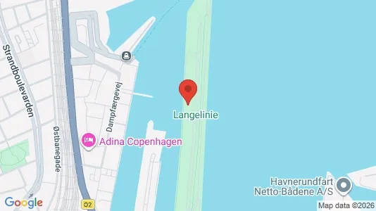 Erhvervslejemål til leje i Østerbro - kort over placeringen