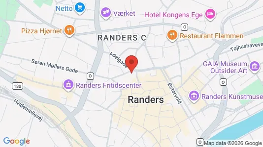 Kontorlokaler til leje i Randers C - Foto fra Google Street View