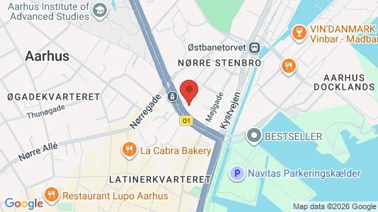 Kontorlokaler til leje i Århus C - Foto fra Google Street View
