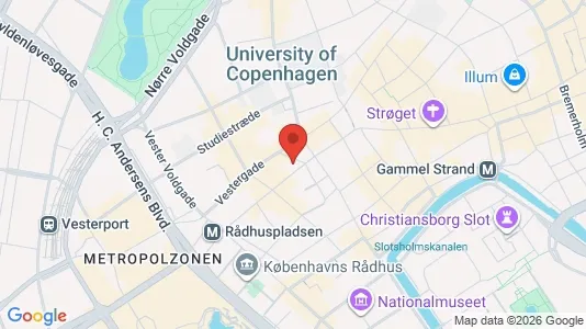 Kontorlokaler til leje i København K - kort over placeringen