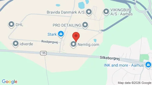 Lagerlokaler til leje i Brabrand - Foto fra Google Street View