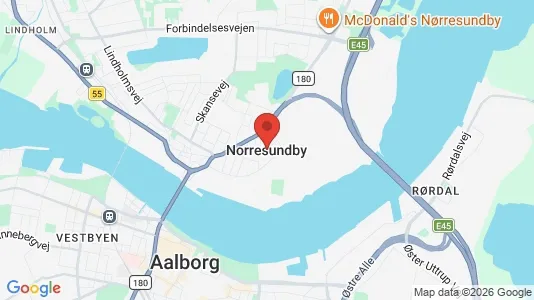 Butikslokaler til salg i Nørresundby - Foto fra Google Street View