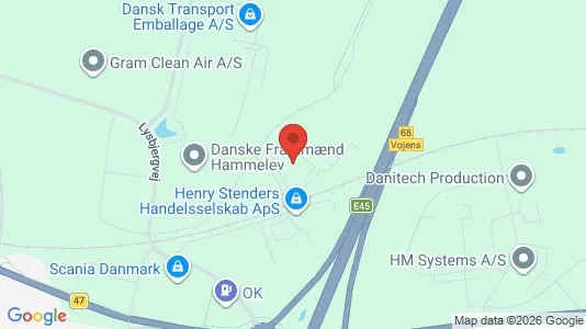 Erhvervsgrunde til salg i Vojens - Foto fra Google Street View